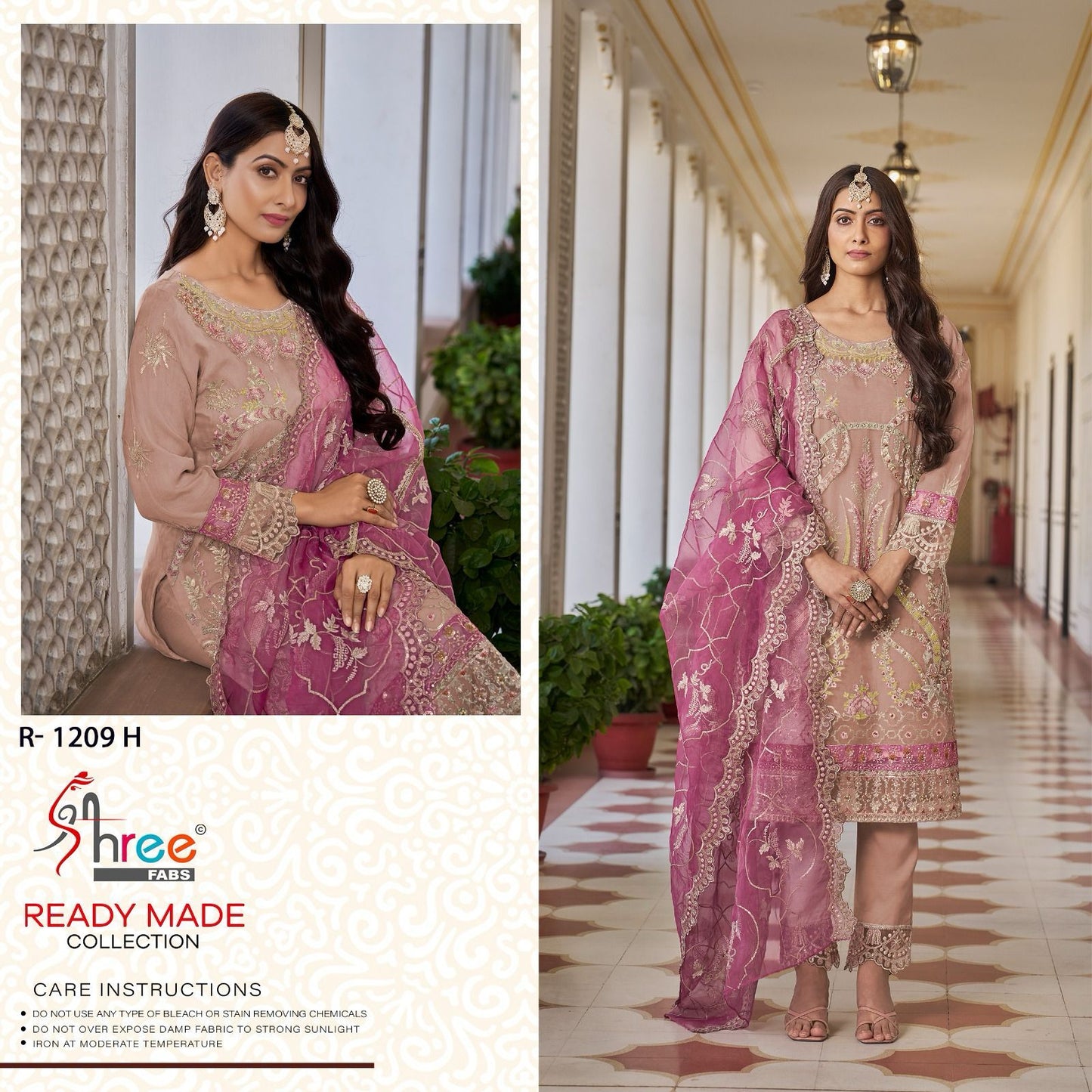 1209 Shree Fabs Organza Pakistani Readymade Suits