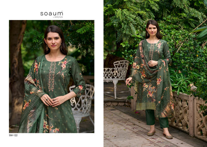 121-124 Soaum Readymade Pant Style Suits