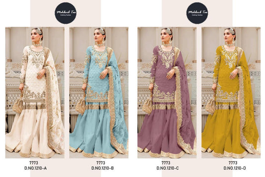 1210 Mehboob Tex Georgette Pakistani Salwar Suits