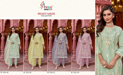 1211 Shree Fabs Organza Pakistani Readymade Suits