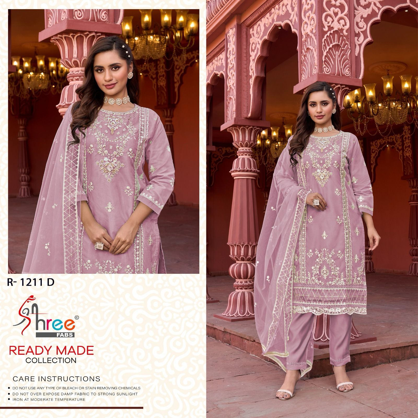 1211 Shree Fabs Organza Pakistani Readymade Suits