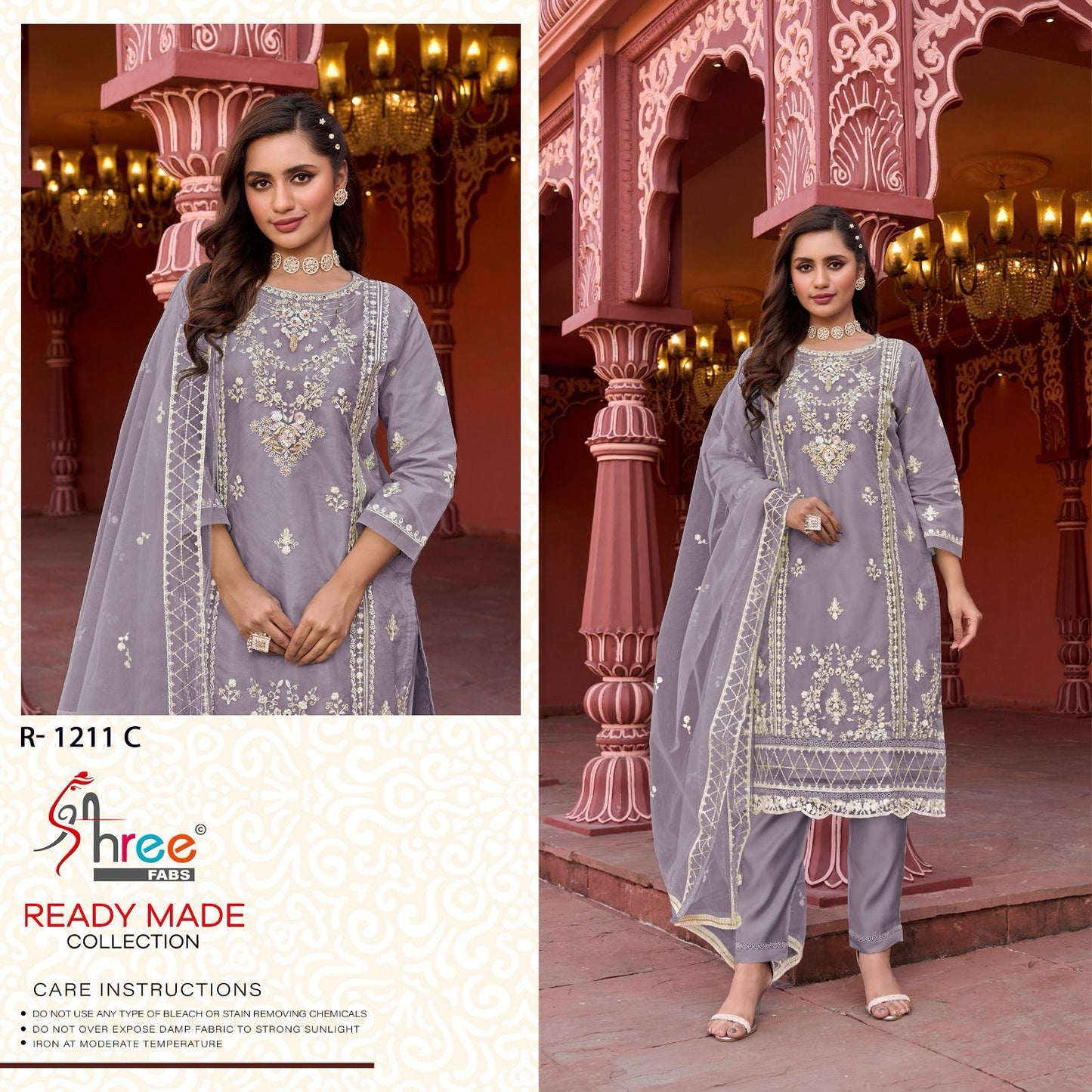 1211 Shree Fabs Organza Pakistani Readymade Suits