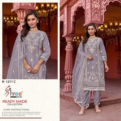 1211 Shree Fabs Organza Pakistani Readymade Suits