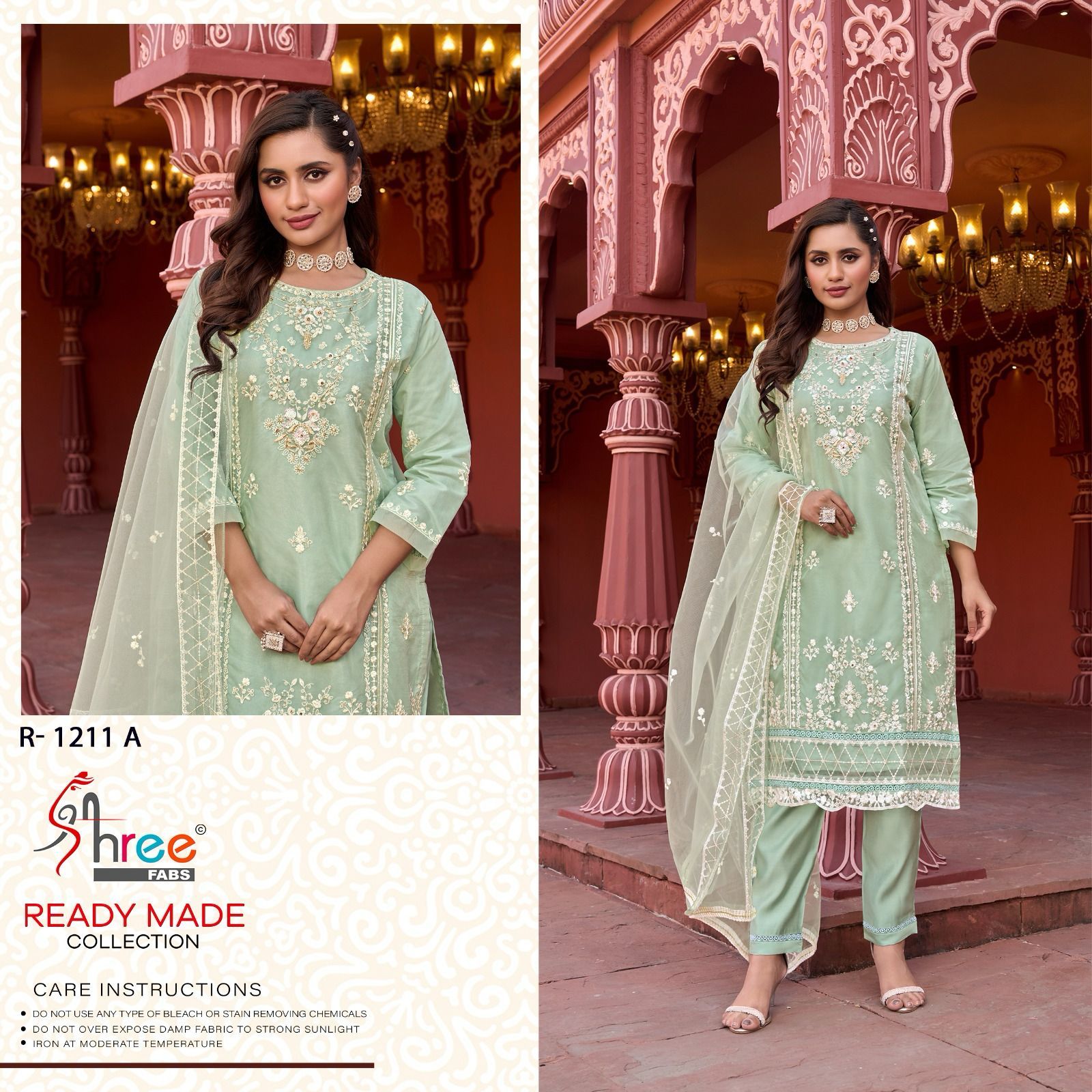 1211 Shree Fabs Organza Pakistani Readymade Suits