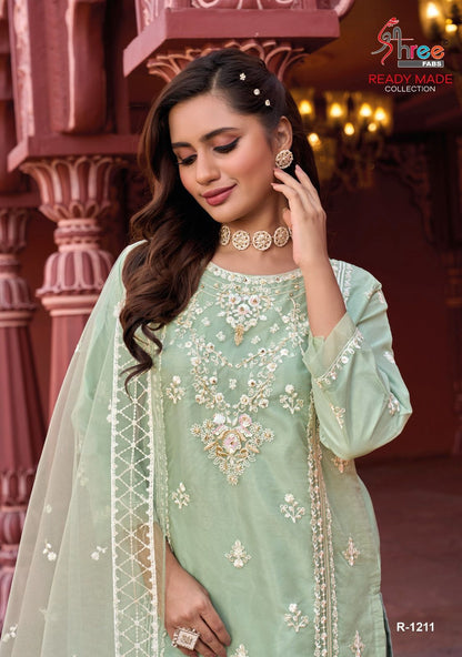 1211 Shree Fabs Organza Pakistani Readymade Suits