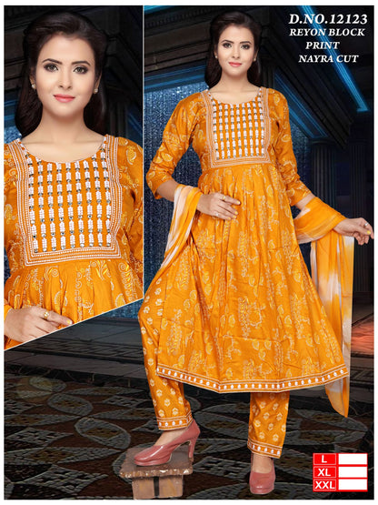 12123 Kh Reyon Readymade Pant Style Suits