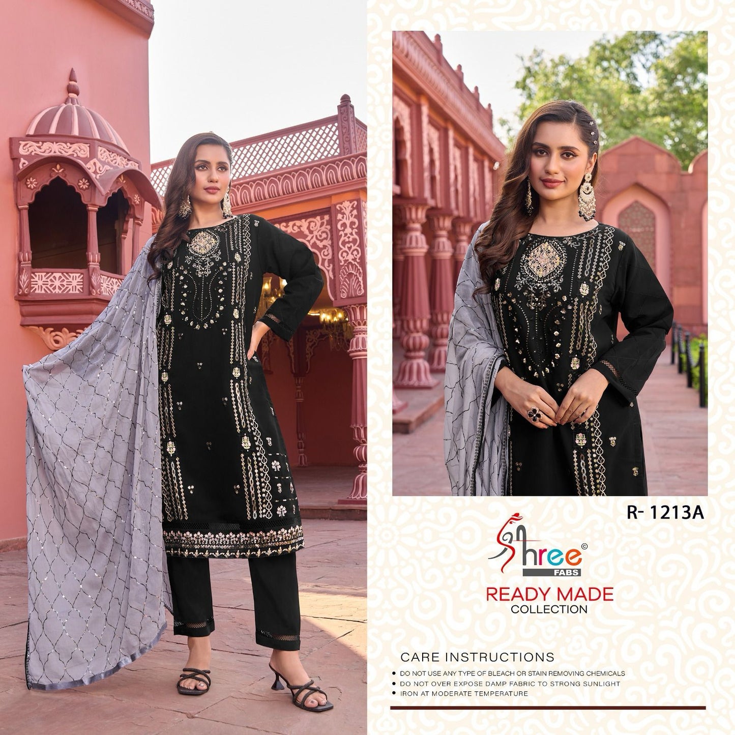 1213 Shree Fabs Fox Georgette Pakistani Readymade Suits