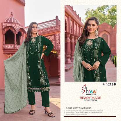 1213 Shree Fabs Fox Georgette Pakistani Readymade Suits