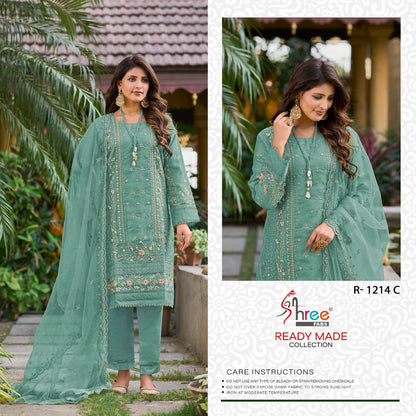 1214 Shree Fabs Organza Pakistani Readymade Suits
