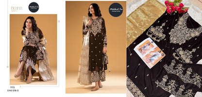 1218 Mehboob Tex Velvet Suits