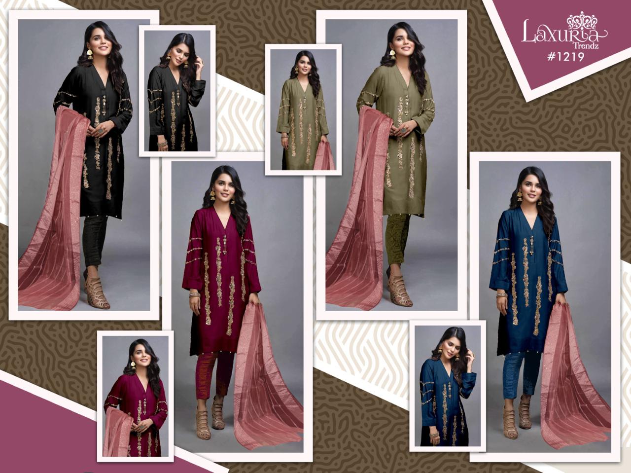 1219-Colors Laxuria Trendz Imported Pakistani Readymade Suits