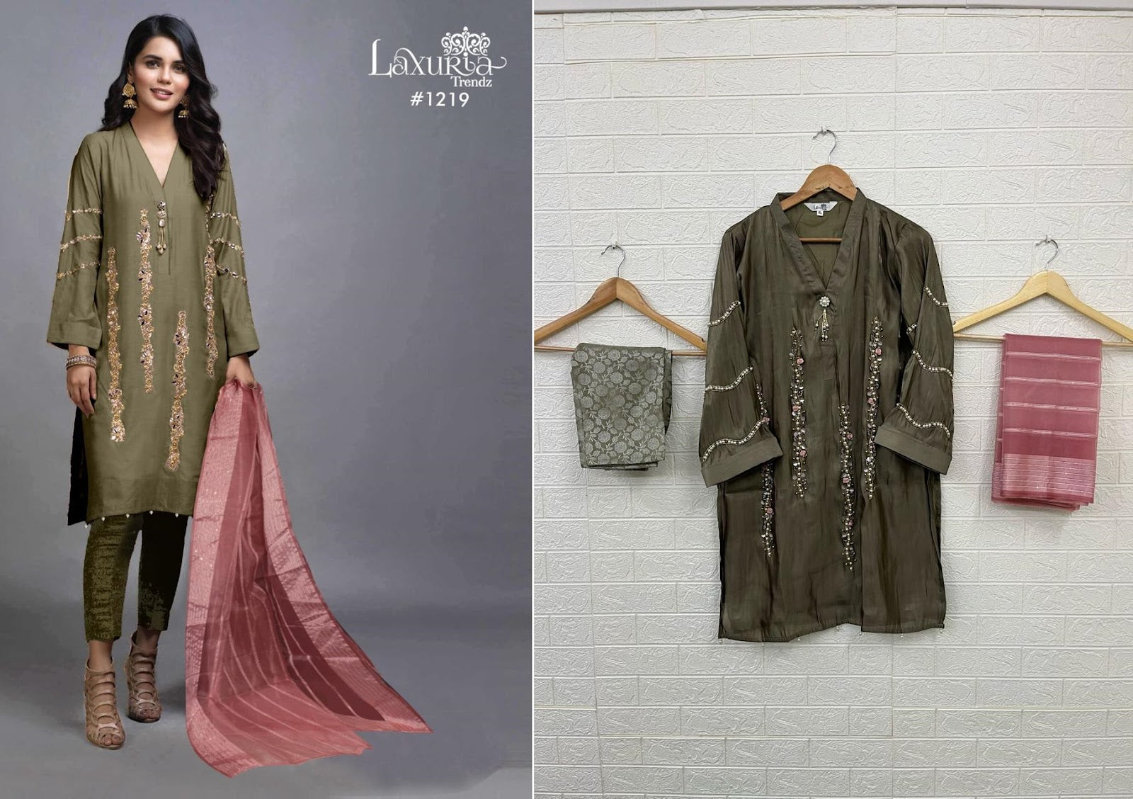 1219-Colors Laxuria Trendz Imported Pakistani Readymade Suits