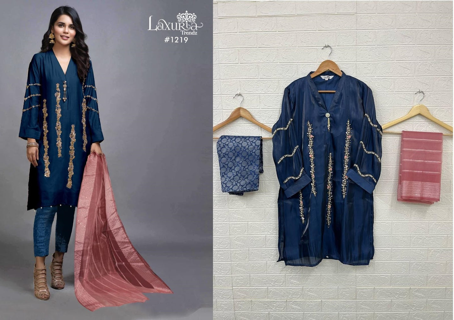 1219-Colors Laxuria Trendz Imported Pakistani Readymade Suits
