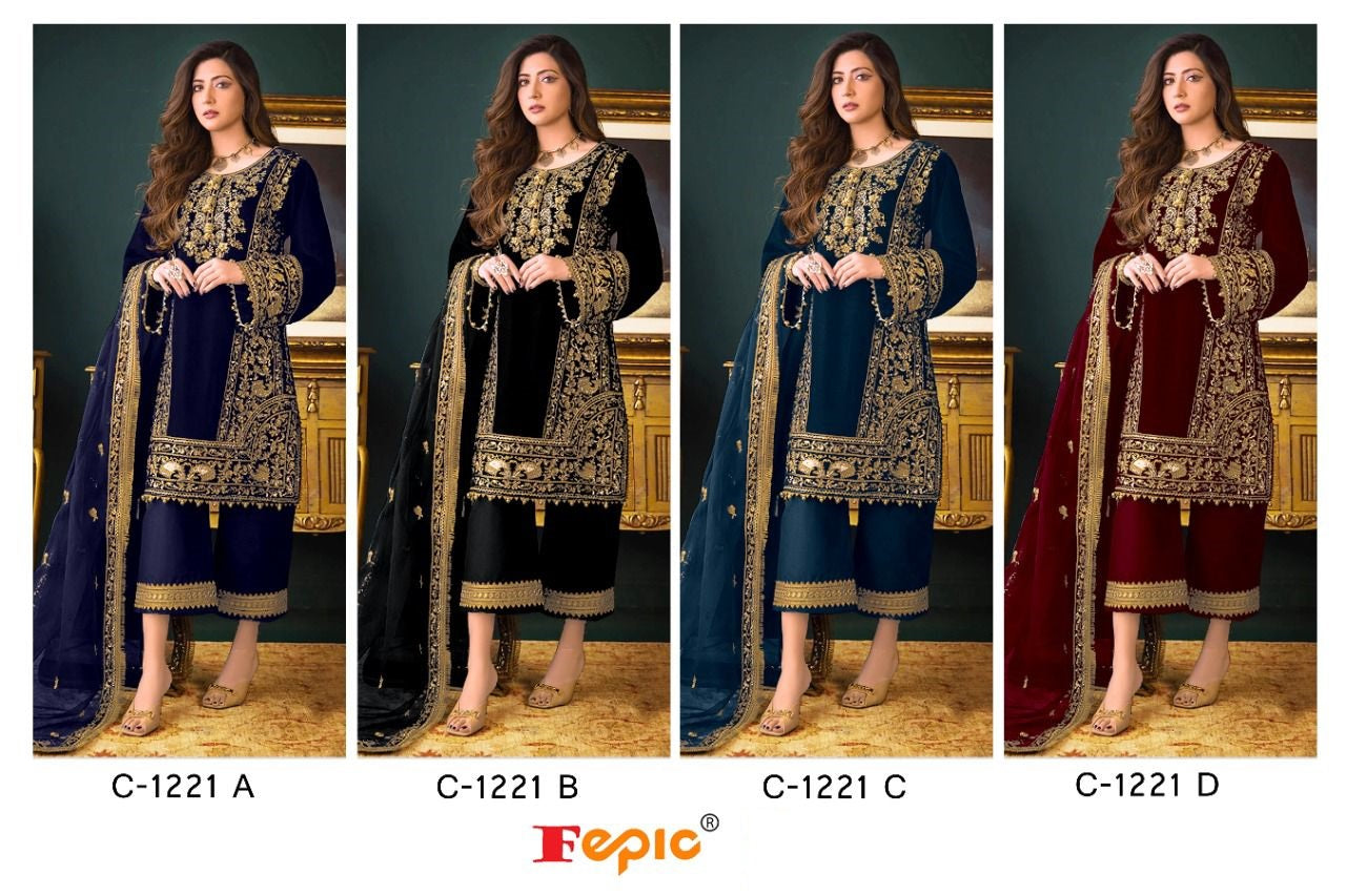 1221 Fepic Georgette Pakistani Salwar Suits