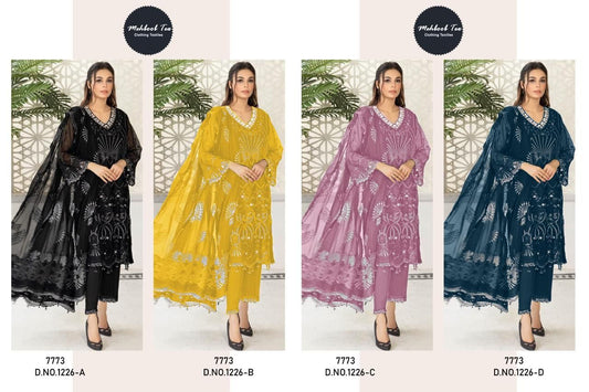 1226 Mehboob Tex Georgette Pakistani Salwar Suits