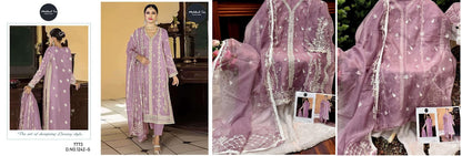 1242 Mehboob Tex Organza Pakistani Salwar Suits