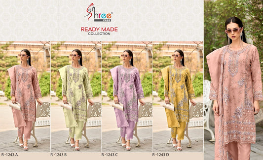 1243 Shree Fabs Organza Pakistani Readymade Suits