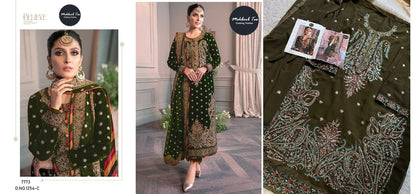 1254 Mehboob Tex Georgette Pakistani Salwar Suits