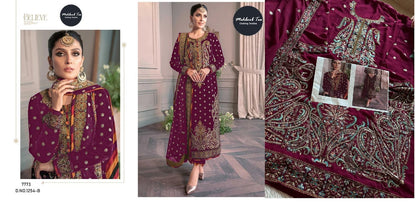 1254 Mehboob Tex Georgette Pakistani Salwar Suits