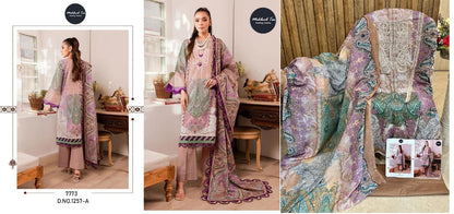 1256-1257 Mehboob Tex Cotton Pakistani Patch Work Suits