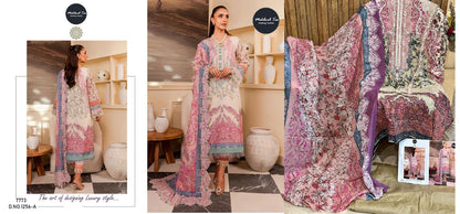 1256-1257 Mehboob Tex Cotton Pakistani Patch Work Suits