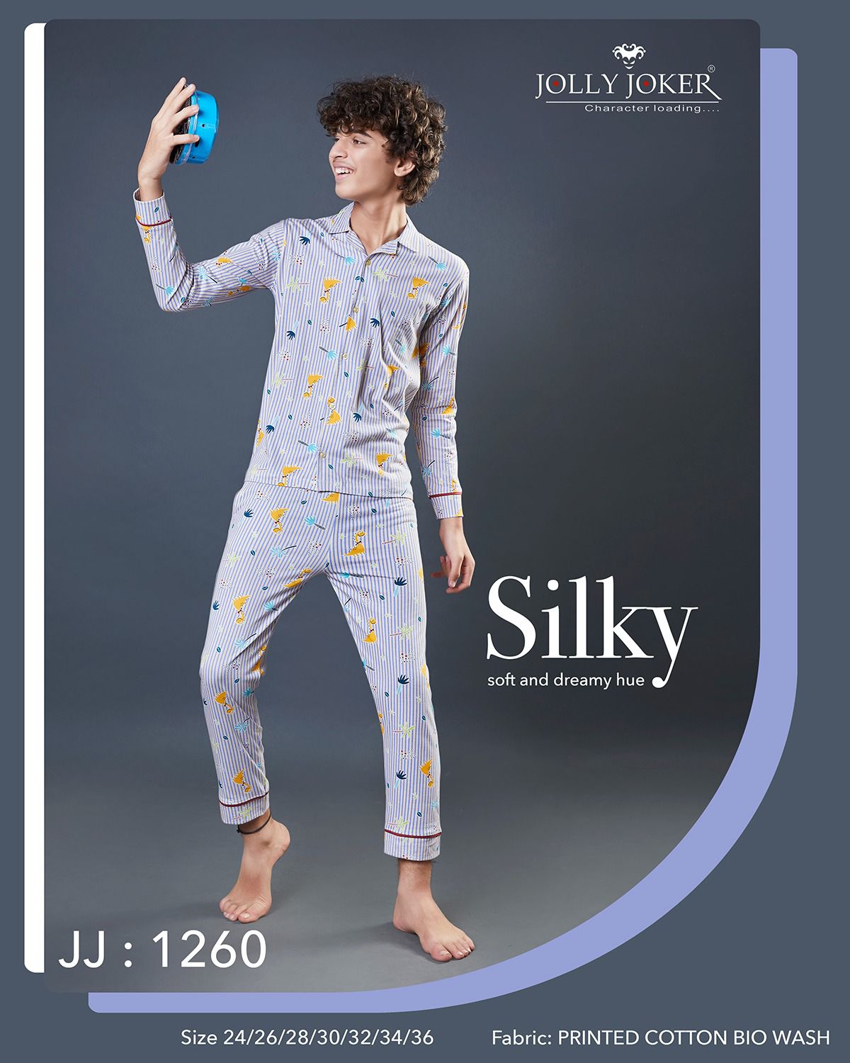 1260 Jolly Joker Cotton Boys Night Suits