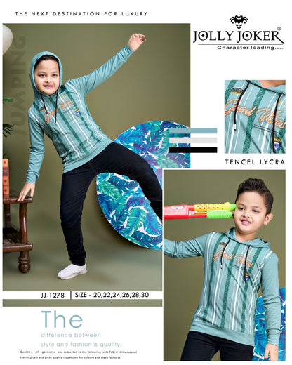 1278 Jolly Joker Tencil Lycra Boys Tshirt