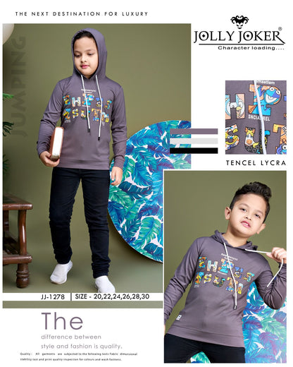 1278 Jolly Joker Tencil Lycra Boys Tshirt