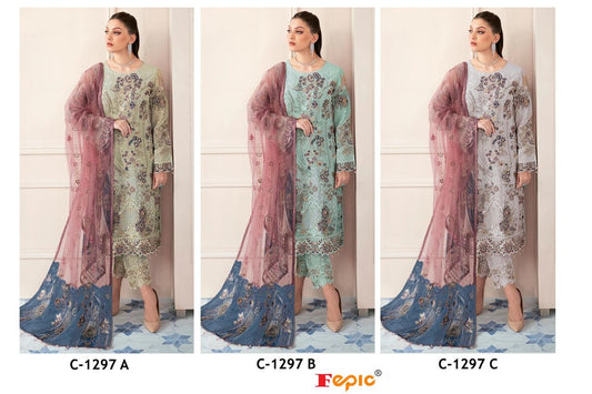 1297 Fepic Georgette Pakistani Salwar Suits