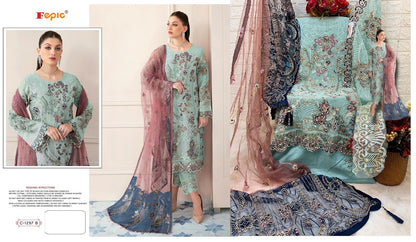 1297 Fepic Georgette Pakistani Salwar Suits
