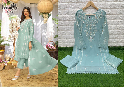 1298 Laxuria Trendz Georgette Pakistani Readymade Suits