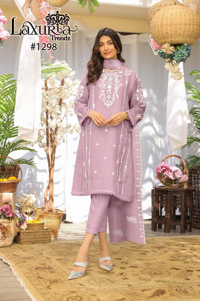 1298 Laxuria Trendz Georgette Pakistani Readymade Suits