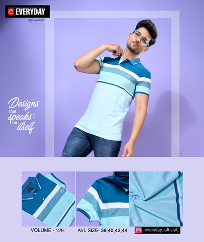 129 Everyday Stripes Matty Mens Tshirts