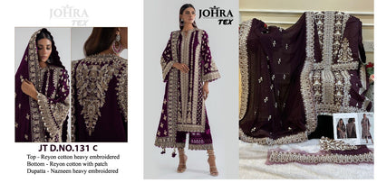 131-Colours Johra Tex Rayon Cotton Pakistani Salwar Suits
