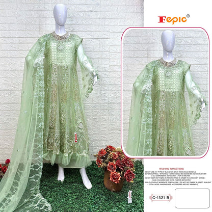 1321 Fepic Net Pakistani Salwar Suits