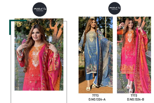 1324 Mehboob Tex Cotton Pakistani Salwar Suits