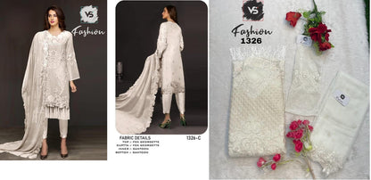 1326 Vs Fashion Georgette Pakistani Salwar Suits