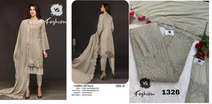 1326 Vs Fashion Georgette Pakistani Salwar Suits