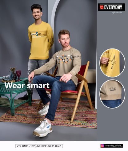 137 Everyday Looper Mens Tshirts