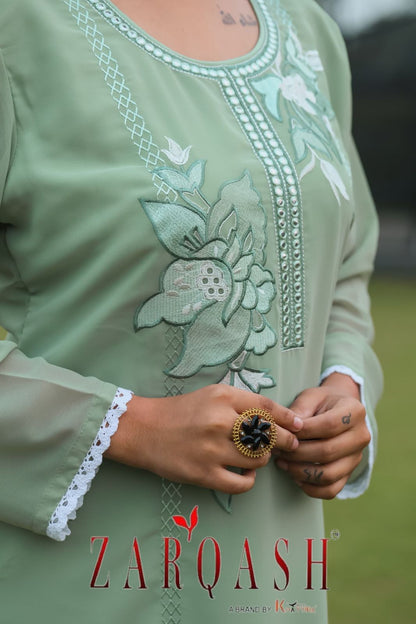 137 Zarqash Fox Georgette Pakistani Readymade Suits