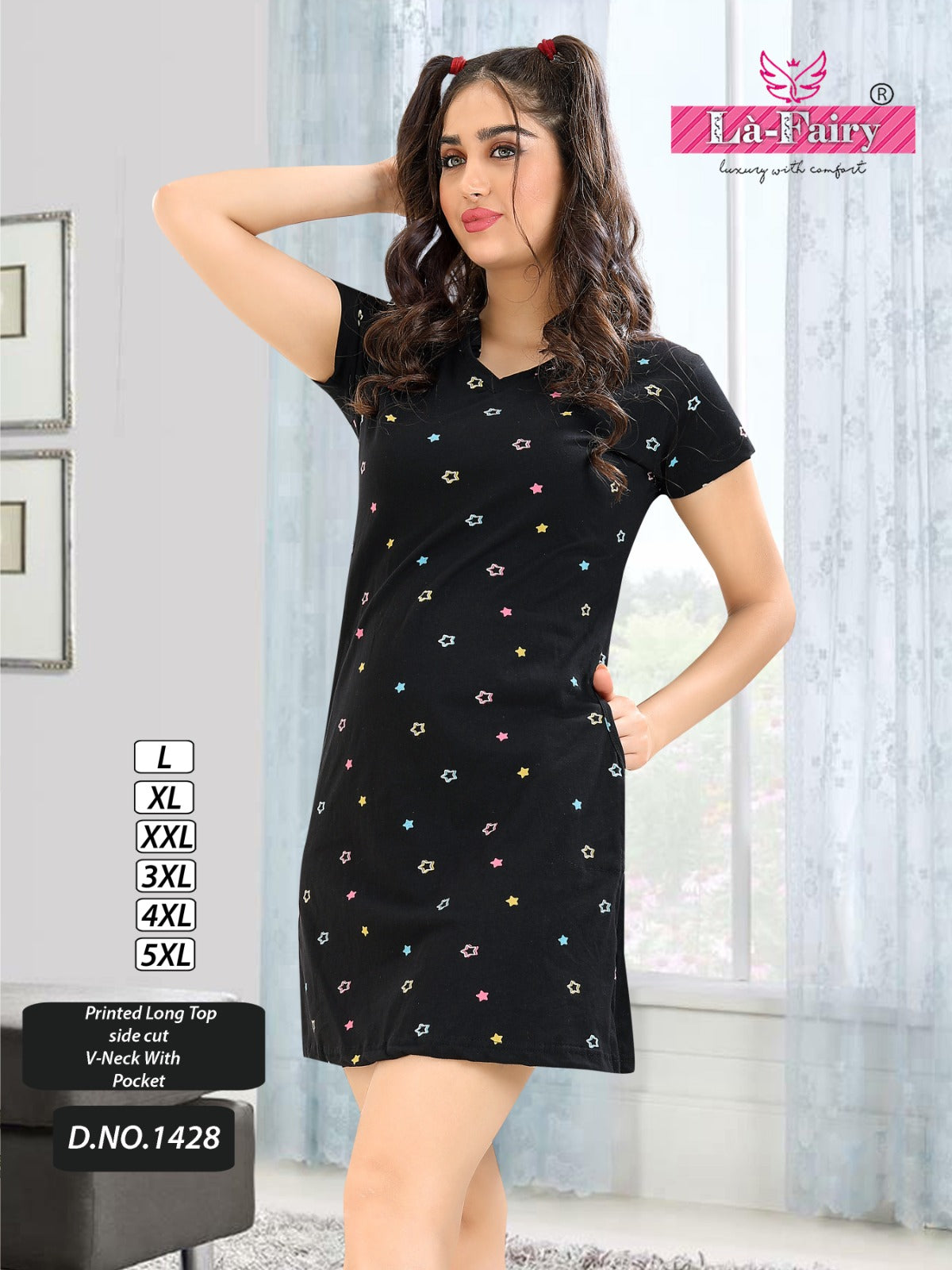 1428 La Fairy Designer Long Top