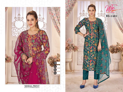 14323 Women Ethnics Readymade Pant Style Suits