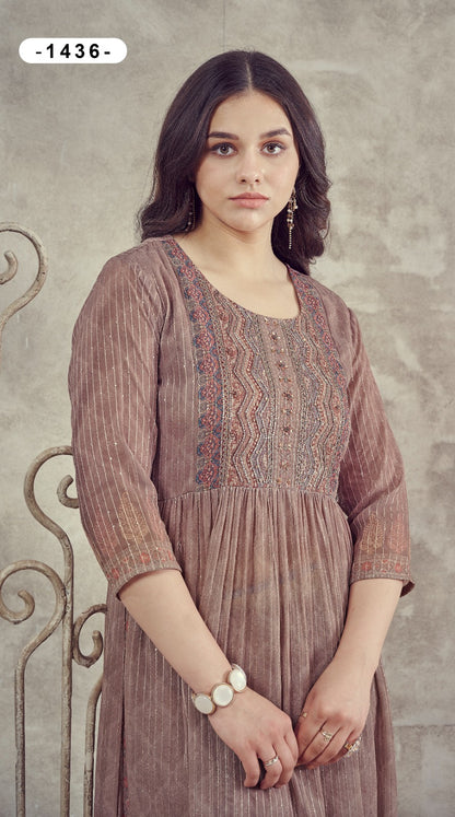 1435-1436 Afsana Georgette Readymade Plazzo Style Suits