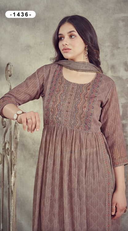 1435-1436 Afsana Georgette Readymade Plazzo Style Suits