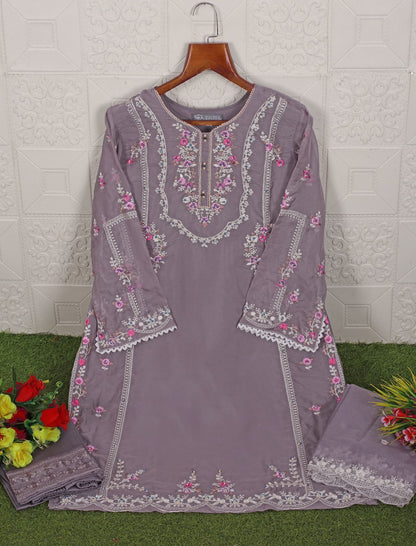 143 Halima Creation Silk Pakistani Readymade Suits