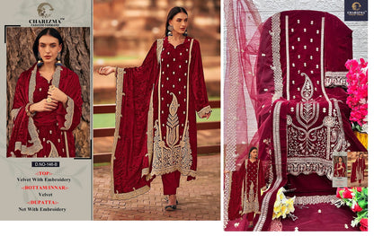 146 Charizma Designer Velvet Suits