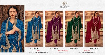 146 Charizma Designer Velvet Suits