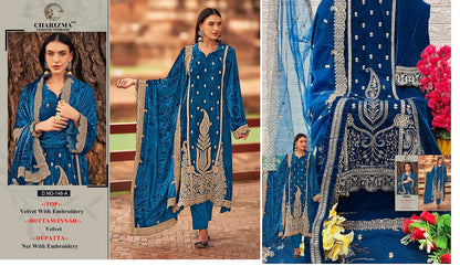 146 Charizma Designer Velvet Suits