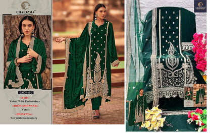 146 Charizma Designer Velvet Suits