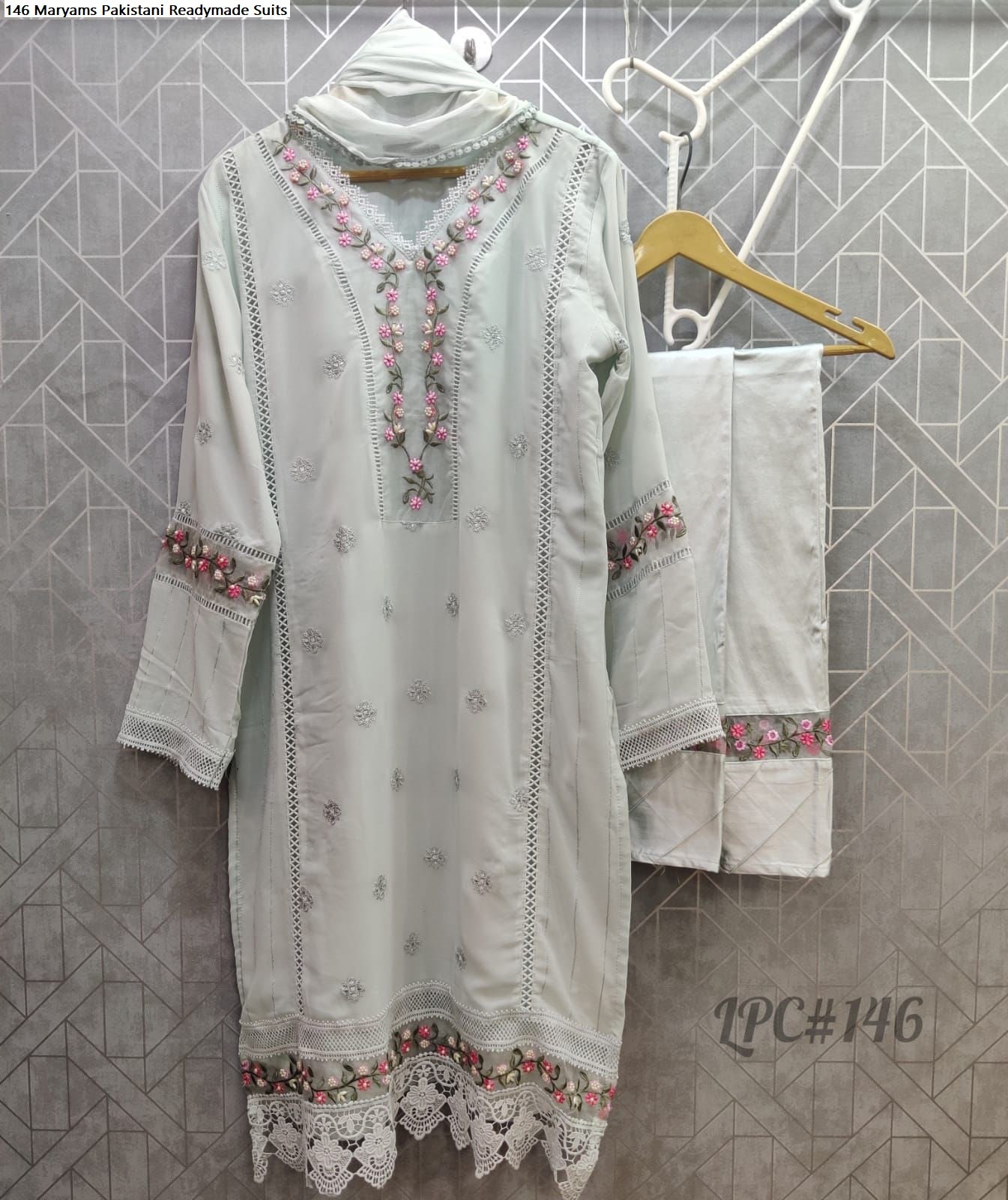 146 Maryams Georgette Pakistani Readymade Suits